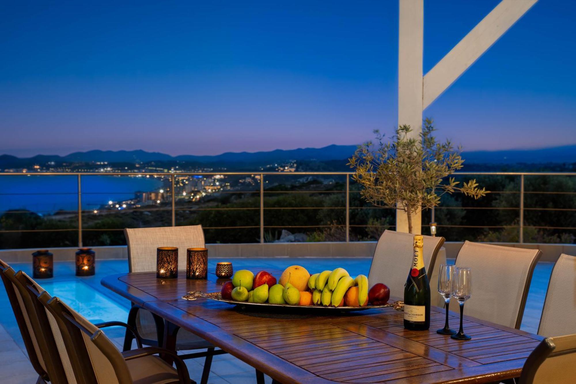 Villa Zafira - Seaview Manor With Heated Pool Kallithéa Exterior foto