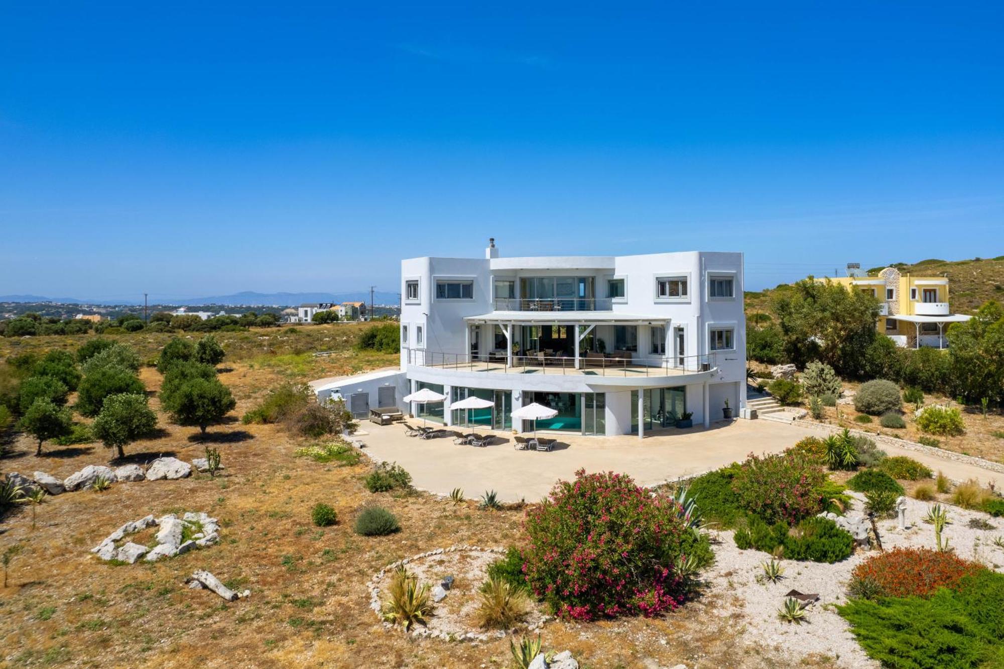 Villa Zafira - Seaview Manor With Heated Pool Kallithéa Exterior foto